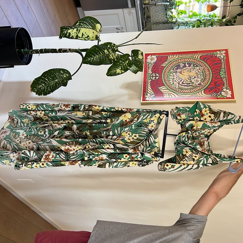 Two Piece Tropical Set